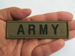 FASHION EMBROIDERY CLOTH ARMY or US ARMY LOGO MILITARY PATCH IRON OR SEW ON