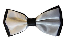 Load image into Gallery viewer, Fat-catz-copy-catz Quality Unisex Mens Ladies novelty fancy dress Two-Tone Pre-Tied adjustable dickie bow tie for weddings, parties, etc
