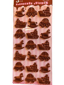 Fat-catz-copy-catz 1x Sheet of 21 Chocolate Style 3D Puffy Foam Stickers, Slightly Scented for Crafts, Card Making