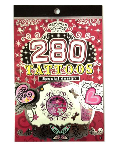 280 Temporary Tattoos - F Style