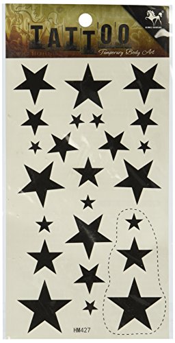 King Horseek?rper painting temporary tattoos temporary tattoo waterproof BlackStar