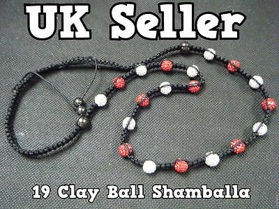 LARGE MULTI SKULL STONE SHAMBALLA 8 STONE BALLS BEADS FRIENDSHIP BRACELET  MAGNET